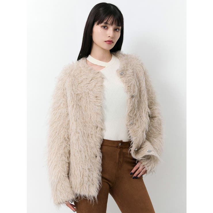 ウェーブシャギーボリュームニット | MURUA | 詳細画像25 