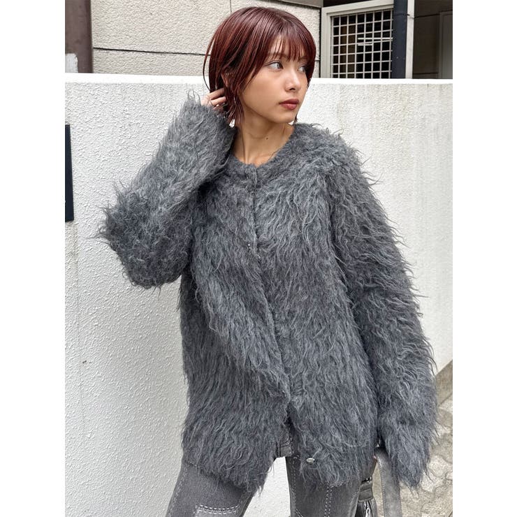 ウェーブシャギーボリュームニット | MURUA | 詳細画像33 