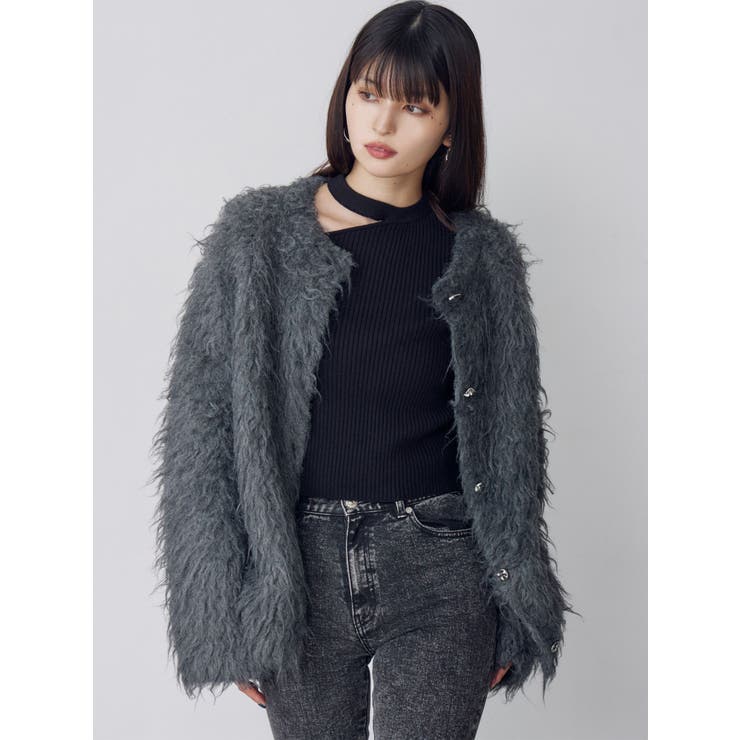 ウェーブシャギーボリュームニット | MURUA | 詳細画像7 