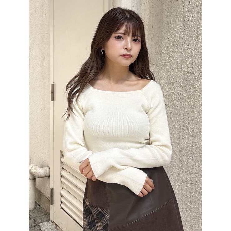 ベーシックリブニット | MURUA | 詳細画像2 