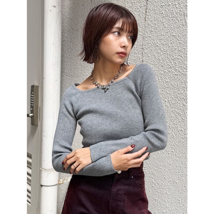 ベーシックリブニット | MURUA | 詳細画像21 