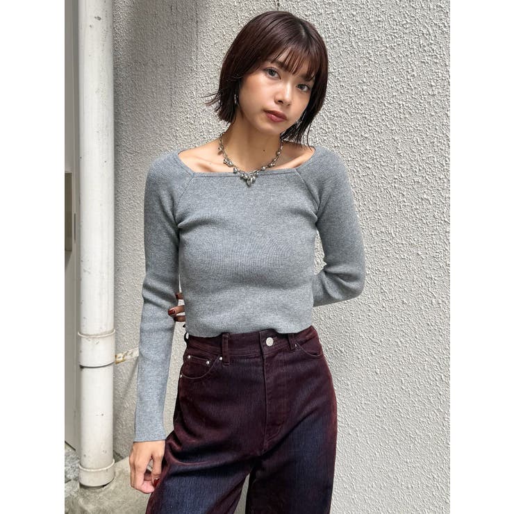 ベーシックリブニット | MURUA | 詳細画像22 