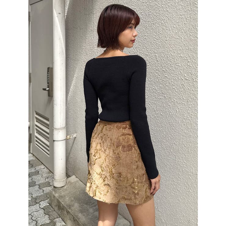 ベーシックリブニット | MURUA | 詳細画像6 