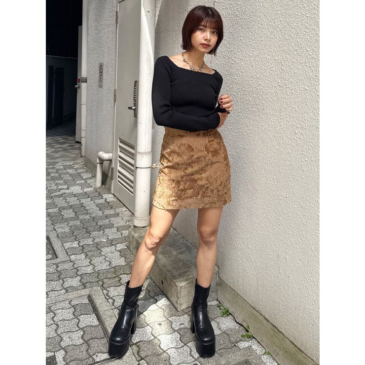 ベーシックリブニット | MURUA | 詳細画像7 