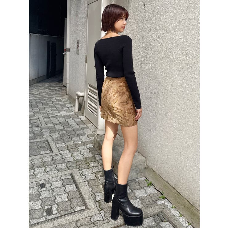 ベーシックリブニット | MURUA | 詳細画像8 