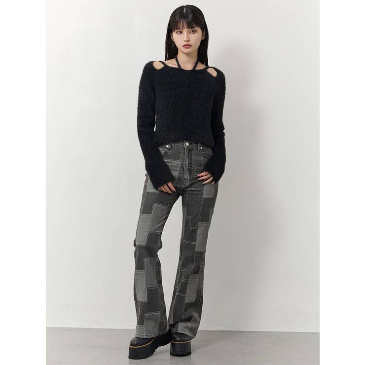 ミニシャギーカットアウトニット | MURUA | 詳細画像11 