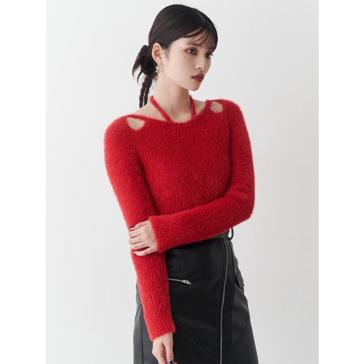 ミニシャギーカットアウトニット | MURUA | 詳細画像17 