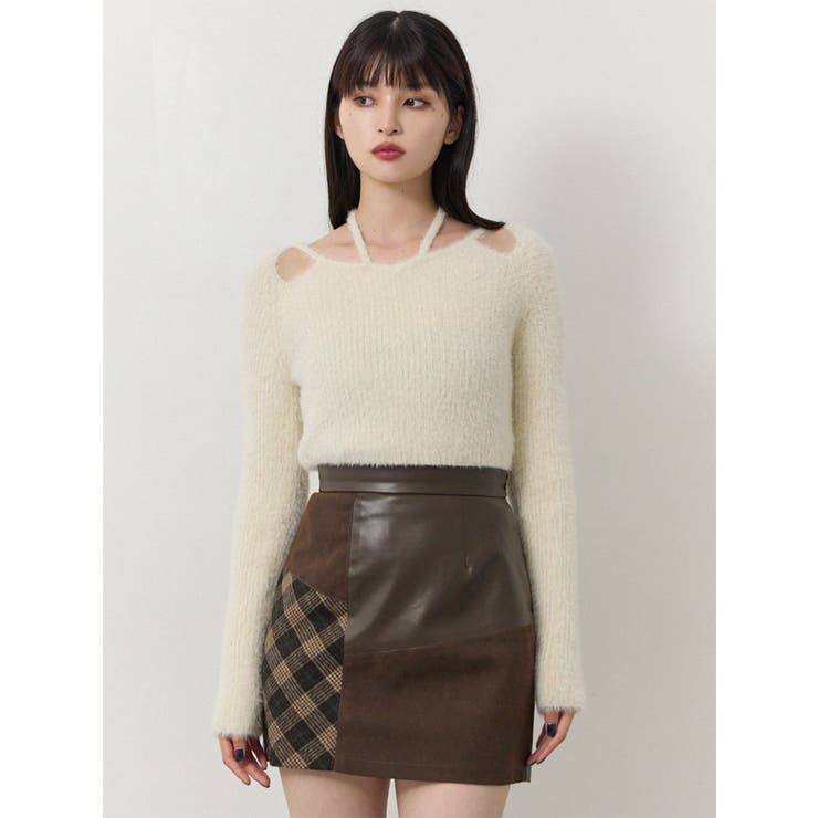 ミニシャギーカットアウトニット | MURUA | 詳細画像2 