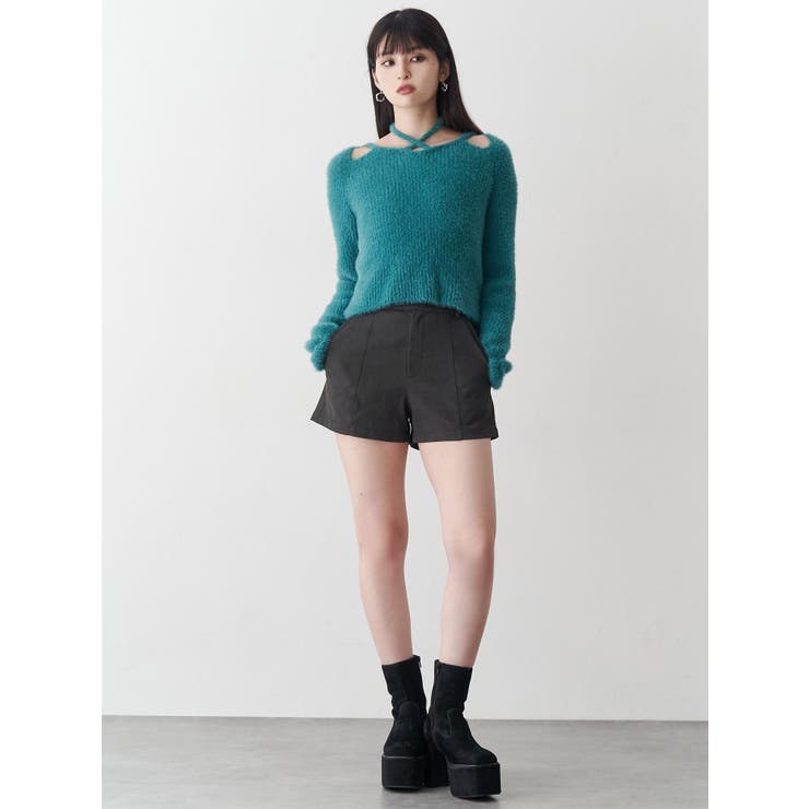 ミニシャギーカットアウトニット | MURUA | 詳細画像21 