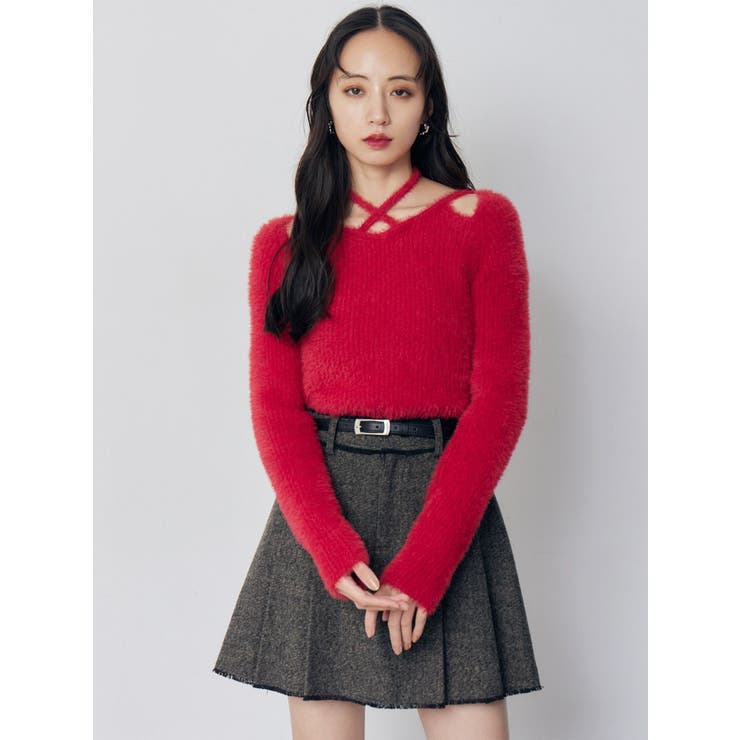 ミニシャギーカットアウトニット | MURUA | 詳細画像23 