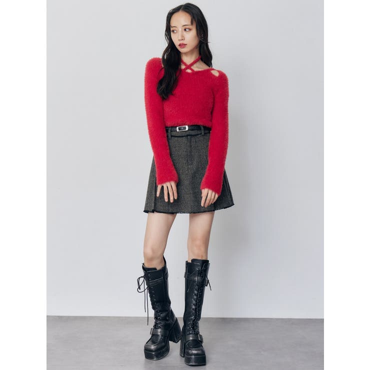 ミニシャギーカットアウトニット | MURUA | 詳細画像26 