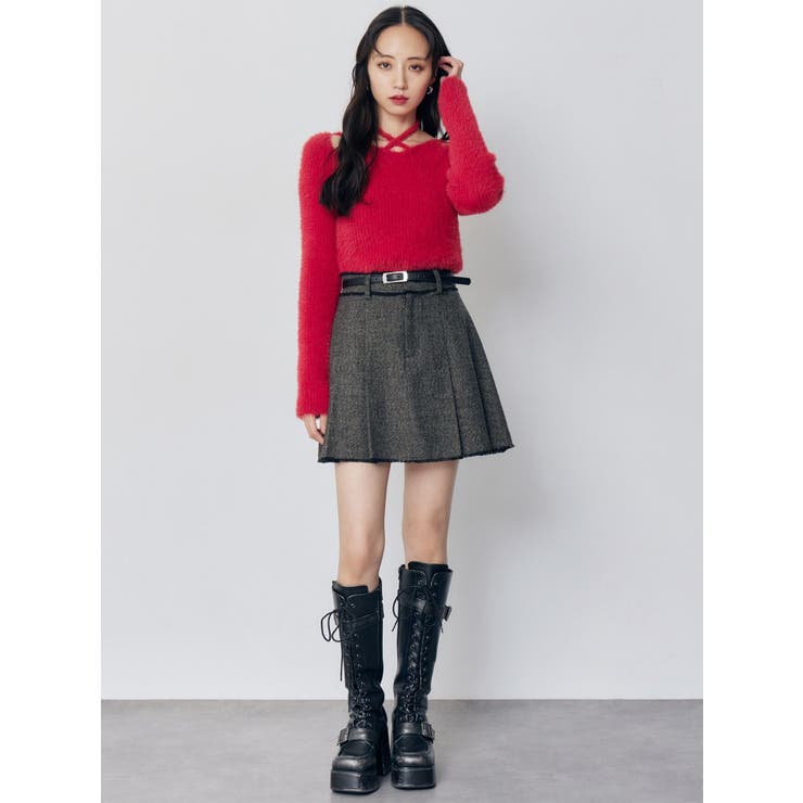 ミニシャギーカットアウトニット | MURUA | 詳細画像27 