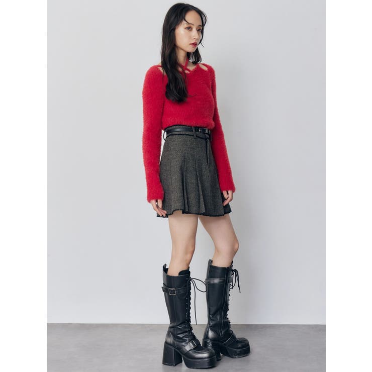 ミニシャギーカットアウトニット | MURUA | 詳細画像28 