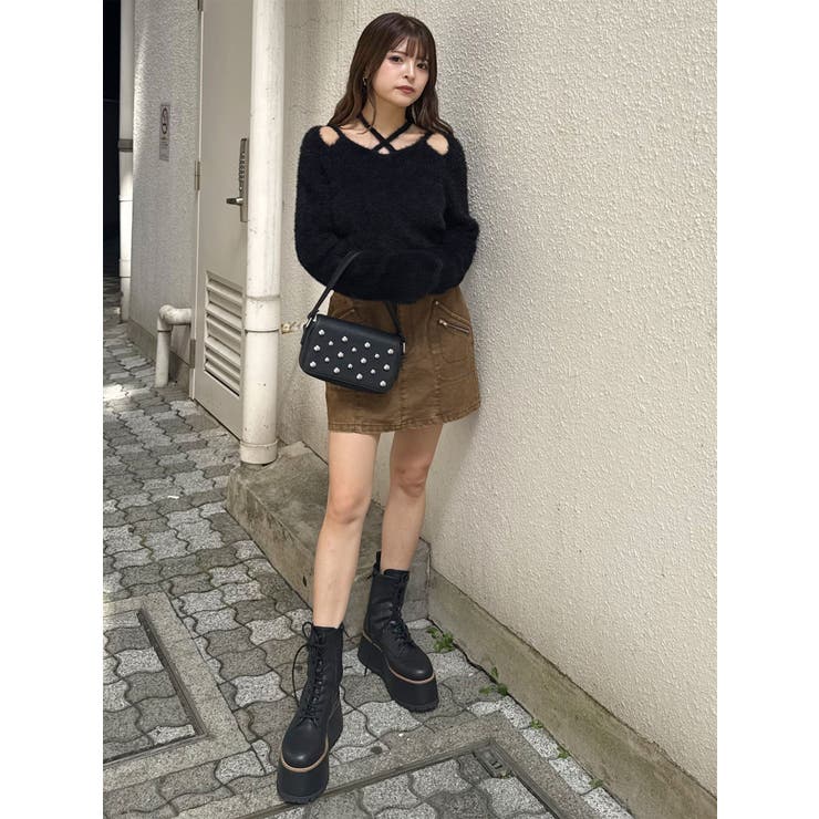 ミニシャギーカットアウトニット | MURUA | 詳細画像31 