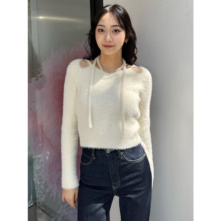 ミニシャギーカットアウトニット | MURUA | 詳細画像32 