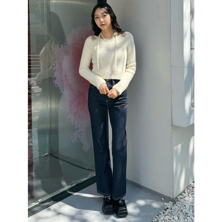 ミニシャギーカットアウトニット | MURUA | 詳細画像36 