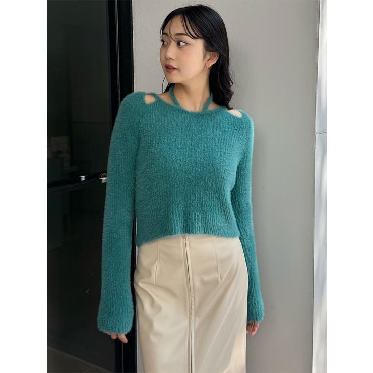 ミニシャギーカットアウトニット | MURUA | 詳細画像43 