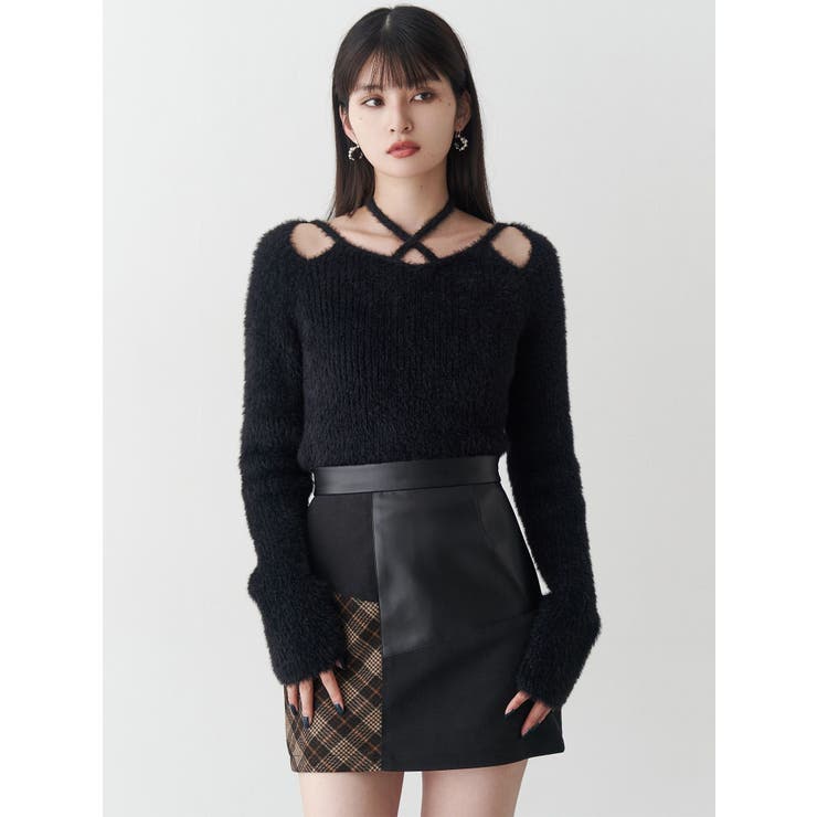 ミニシャギーカットアウトニット | MURUA | 詳細画像5 