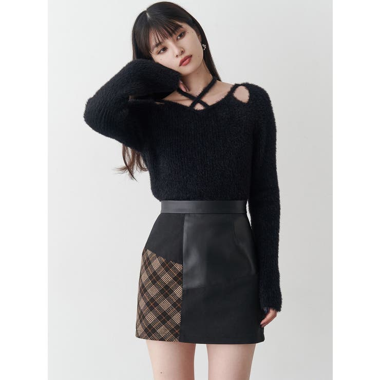 ミニシャギーカットアウトニット | MURUA | 詳細画像6 