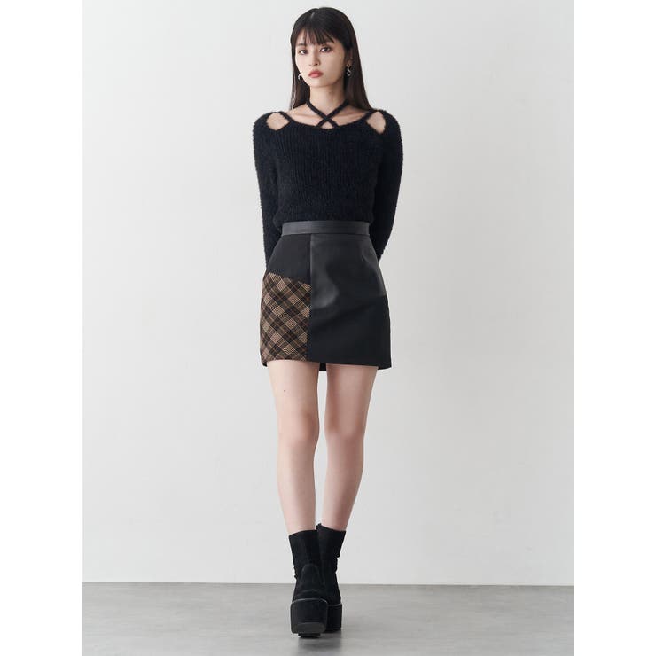 ミニシャギーカットアウトニット | MURUA | 詳細画像7 