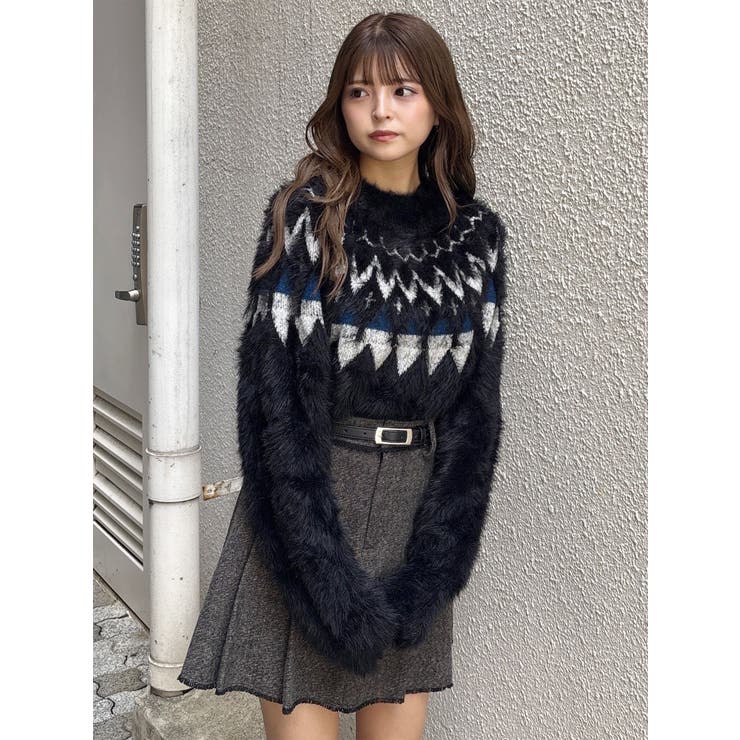 ノルディッククロップドニット[品番：MKSW0067725]｜MURUA（ムルーア