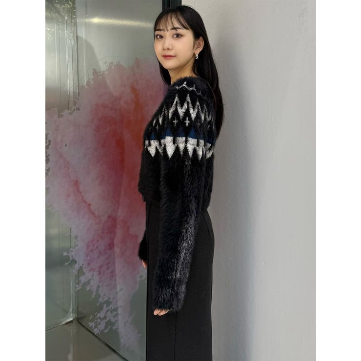 ノルディッククロップドニット[品番：MKSW0067725]｜MURUA（ムルーア