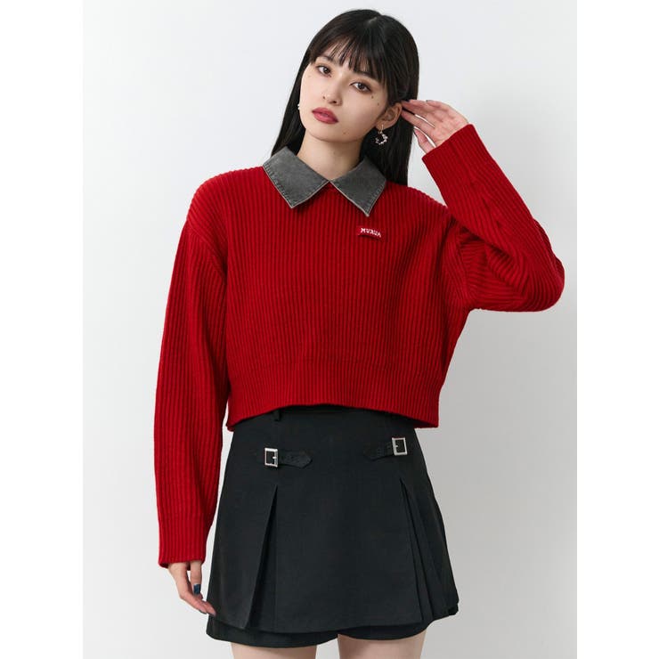 デザインカラーニット | MURUA | 詳細画像11 