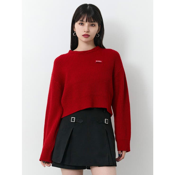 デザインカラーニット[品番：MKSW0067521]｜MURUA（ムルーア）の