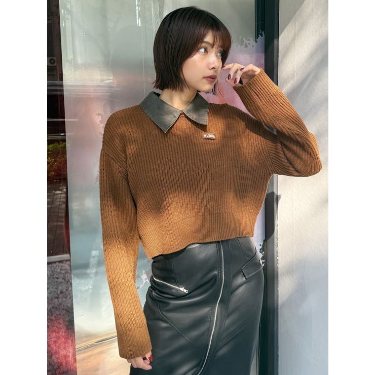 デザインカラーニット[品番：MKSW0067521]｜MURUA（ムルーア）の