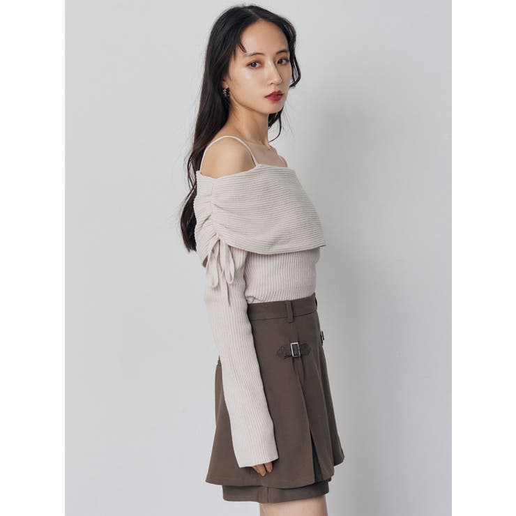 モールヤーンオフショルニット | MURUA | 詳細画像11 