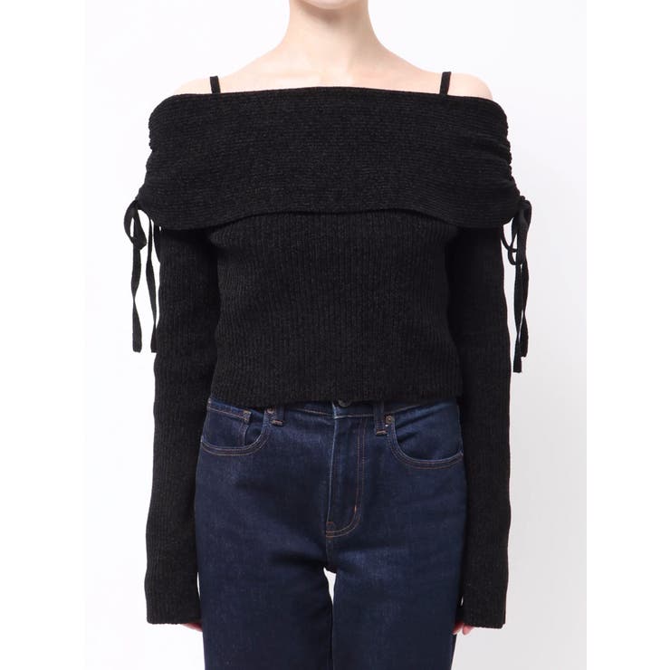 モールヤーンオフショルニット | MURUA | 詳細画像14 