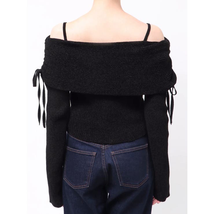 モールヤーンオフショルニット | MURUA | 詳細画像16 