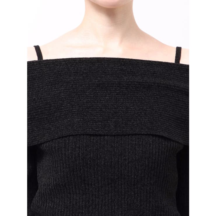 モールヤーンオフショルニット | MURUA | 詳細画像17 