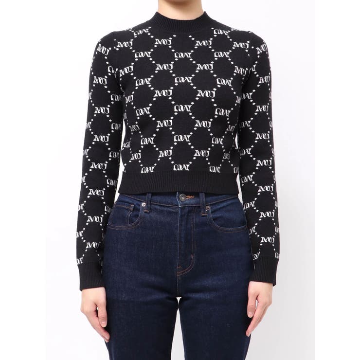 モノグラムバイカラーニット | MURUA | 詳細画像39 