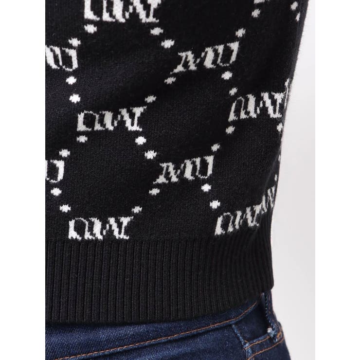 モノグラムバイカラーニット | MURUA | 詳細画像44 