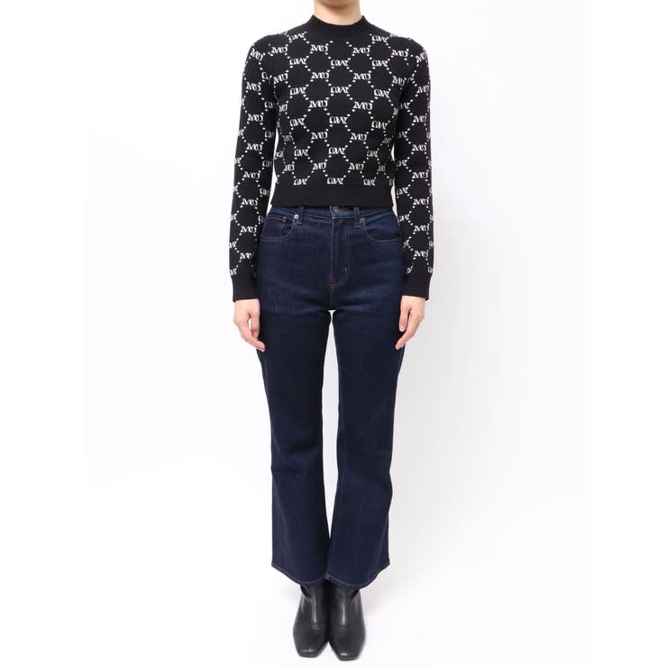 モノグラムバイカラーニット | MURUA | 詳細画像46 