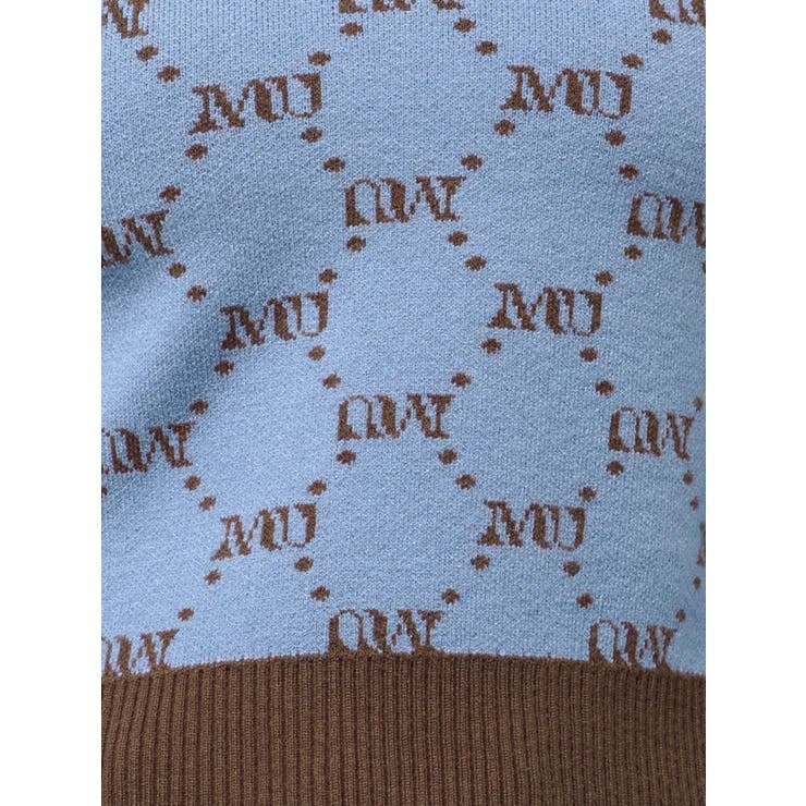 モノグラムバイカラーニット | MURUA | 詳細画像49 