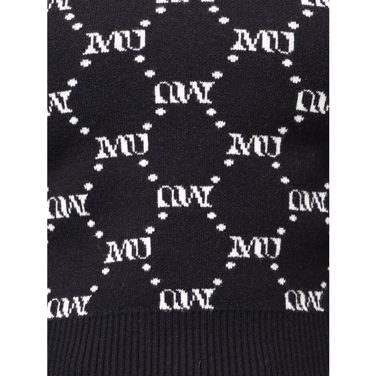 モノグラムバイカラーニット | MURUA | 詳細画像50 