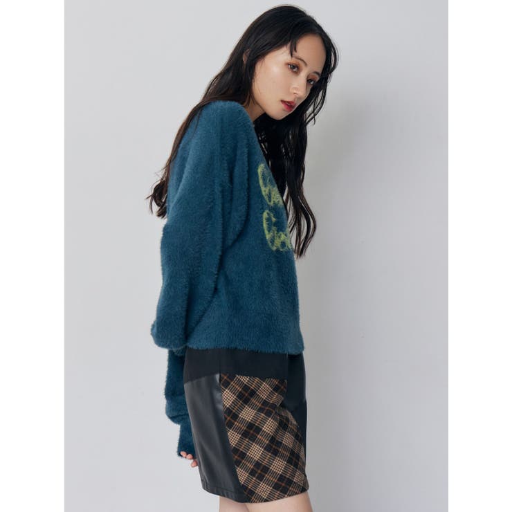 ミニシャギーロゴニット | MURUA | 詳細画像20 