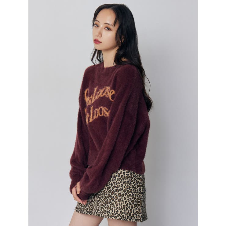 ミニシャギーロゴニット | MURUA | 詳細画像23 