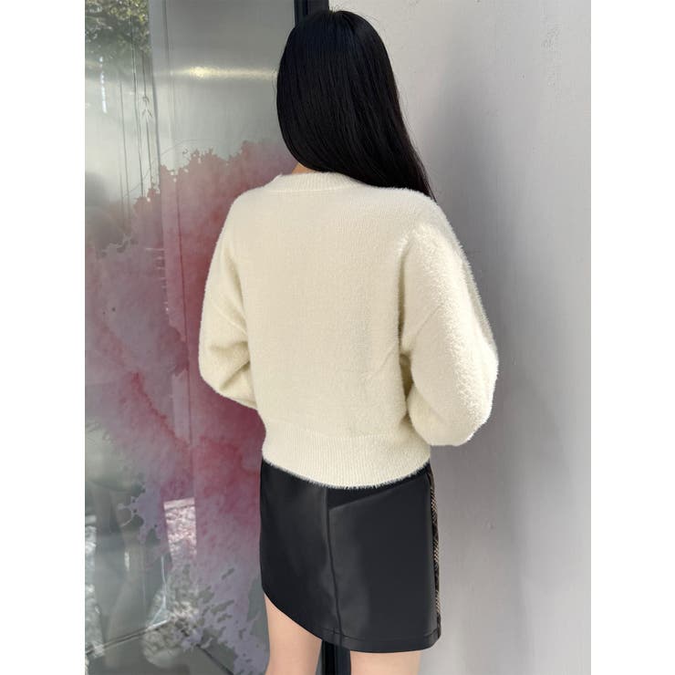 ミニシャギーロゴニット | MURUA | 詳細画像28 