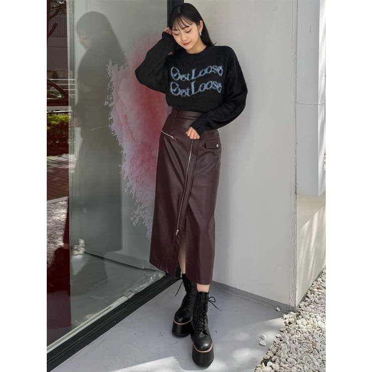 ミニシャギーロゴニット | MURUA | 詳細画像34 