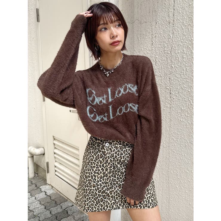 ミニシャギーロゴニット | MURUA | 詳細画像35 