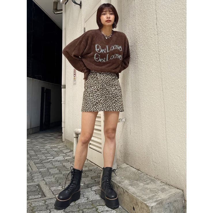 ミニシャギーロゴニット | MURUA | 詳細画像36 