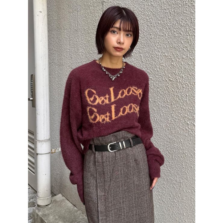 ミニシャギーロゴニット | MURUA | 詳細画像38 