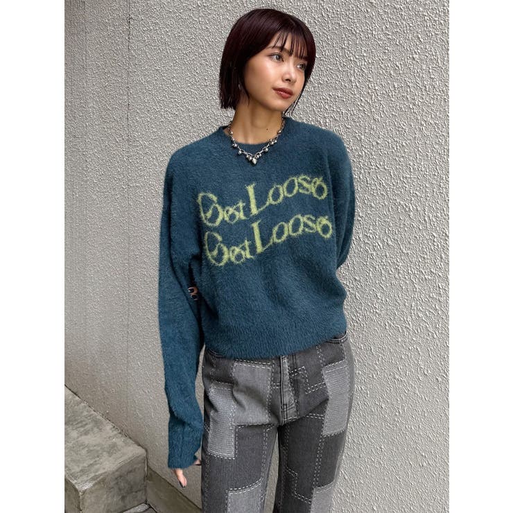 ミニシャギーロゴニット | MURUA | 詳細画像44 