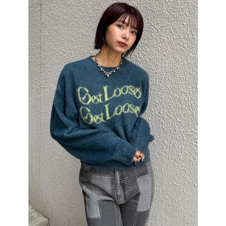 ミニシャギーロゴニット | MURUA | 詳細画像45 