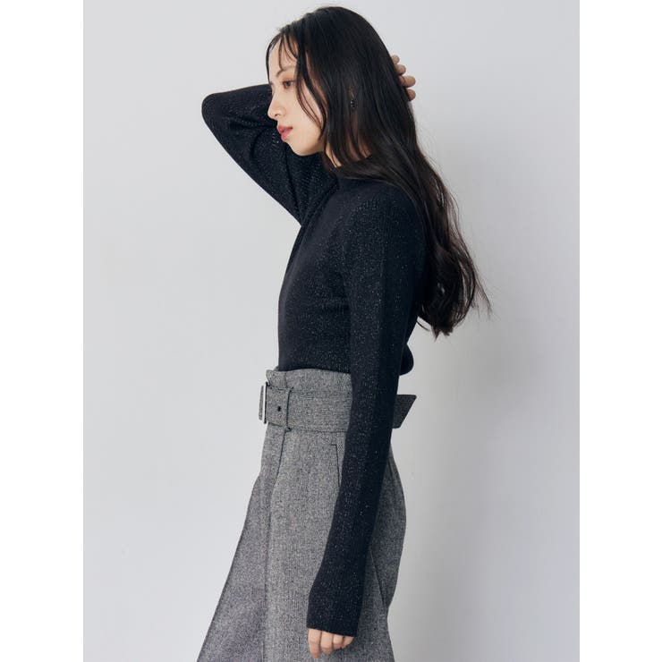 バイカラーラメクロップドニット | MURUA | 詳細画像11 