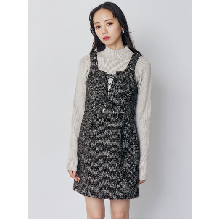 バイカラーラメクロップドニット | MURUA | 詳細画像22 