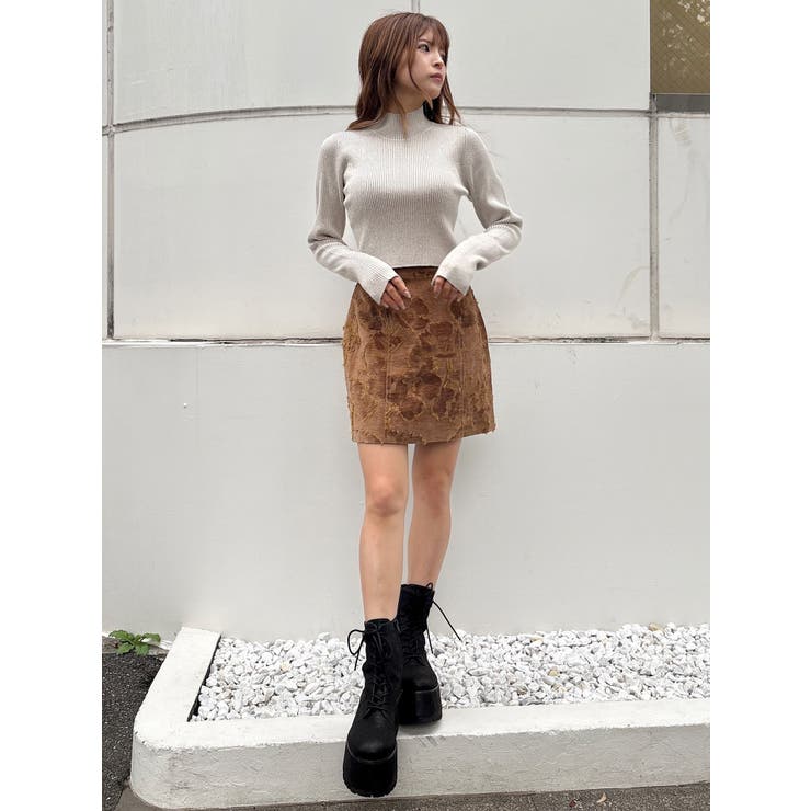 バイカラーラメクロップドニット | MURUA | 詳細画像38 